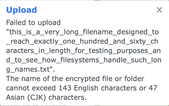 Synology error 2